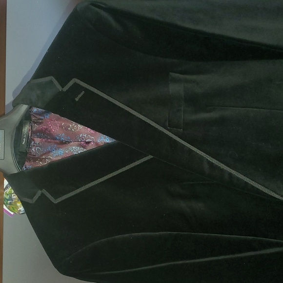 Men's Velvet Jacket - Picture 3 of 7